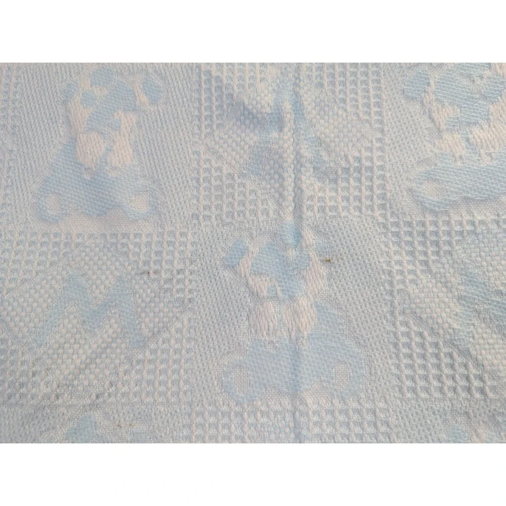 Up Scale Blue Acrylic Baby Blanket‎